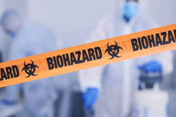 Professional Biohazard technician working in Weimar, TX